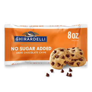 ghirardelli No Sugar Added Dark Chocolate Chips 8 oz Bag