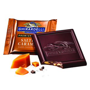 ghirardelli Premium Dark Chocolate Salted Caramel SQUARES Case Pack (540 ct)